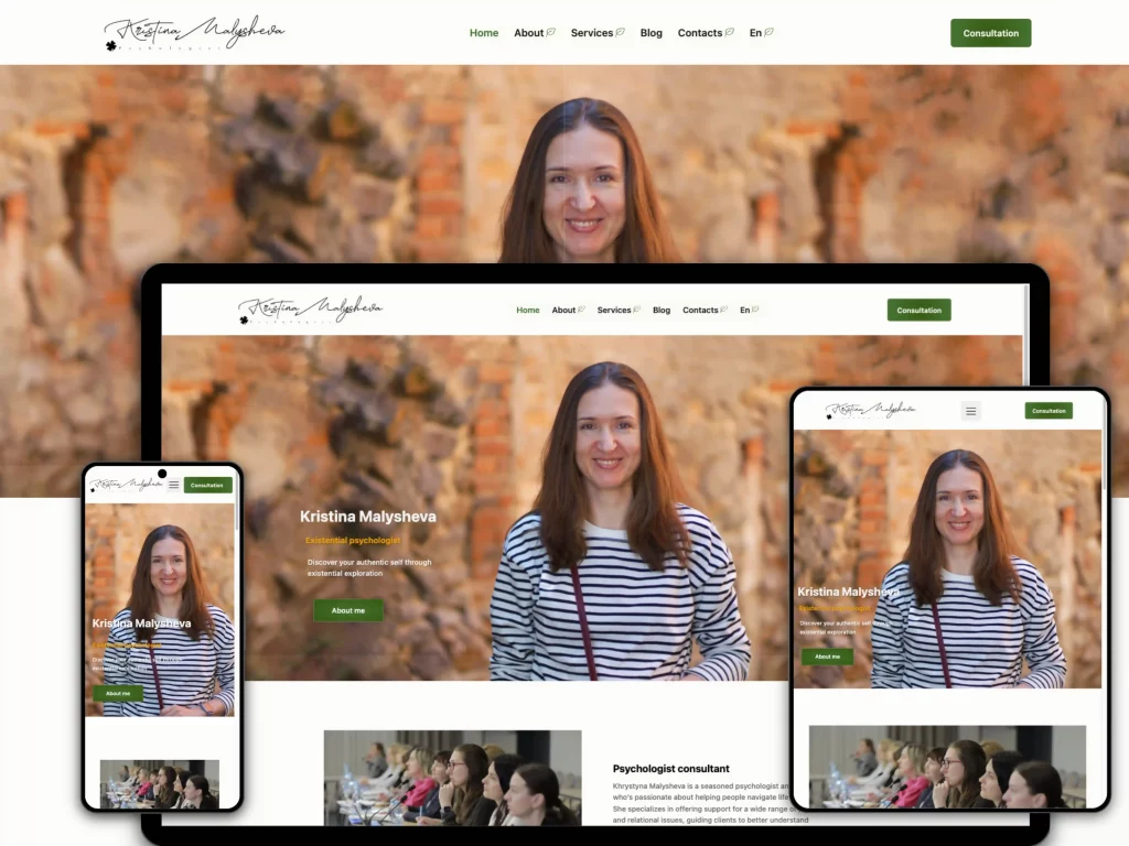 Professional Online Presence for Existential Psychologist